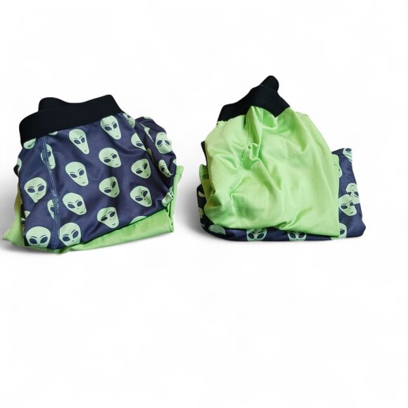 Set of 4 Boys Athletic Works Alien Underwear – Size M – Neon Green - Picture 4 of 6